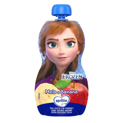 POUCH DISNEY FROZEN MELA BANANA 110 G - Oltrefarma