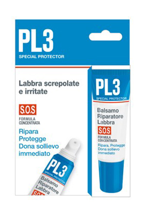 PL3 BALSAMO RIPARATORE LABBRA SOS CON ASTUCCIO 7,5 ML - Oltrefarma