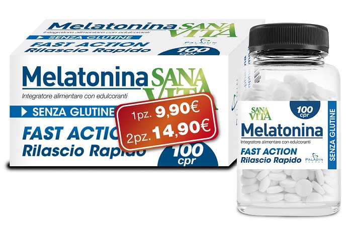 SANAVITA MELATONINA 100 COMPRESSE - Antica Farmacia Ferrari