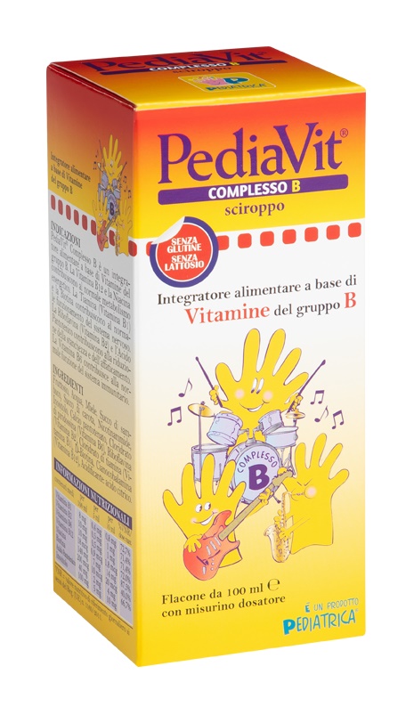 PEDIAVIT COMPLESSO B SCIROPPO 100 ML - Antica Farmacia Ferrari