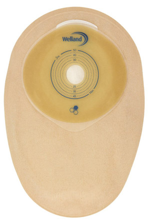 SACCA COLOSTOMIA MONOPEZZO AURUM XTRA BIODEGRADABILE MIDI OPACA RITAGLIABILE 19-50MM 30 PEZZI - Oltrefarma