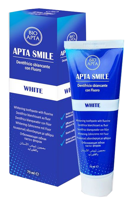 APTASMILE DENTIFRICIO SBIANCANTE 75 ML - Oltrefarma