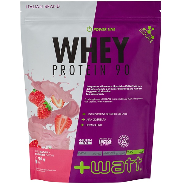 WHEY PROTEIN 90 FRAGOLA 750 G DOYPACK - Oltrefarma