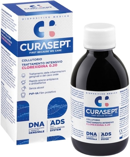 CURASEPT COLLUTORIO 0,20 ADS + DNA 200 ML - Antica Farmacia Ferrari