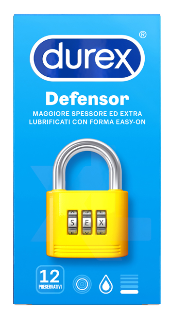 PROFILATTICO DUREX DEFENSOR 12 PEZZI - Antica Farmacia Ferrari