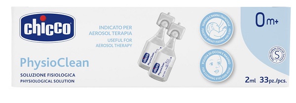 CHICCO SOLUZIONE PHYSIOCLEAN 2 ML 33 PEZZI - Oltrefarma