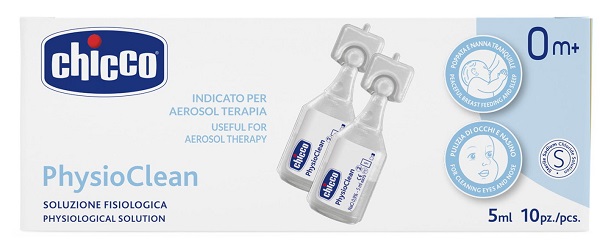 CHICCO SOLUZIONE PHYSIOCLEAN 5 ML 10 PEZZI - Oltrefarma