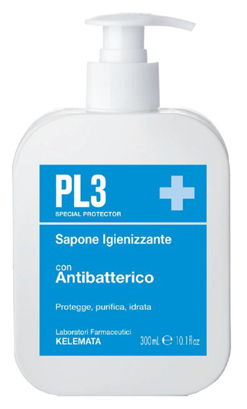 PL3 SAPONE IGIENIZZANTE CON ANTIBATTERICO 300 ML - Oltrefarma