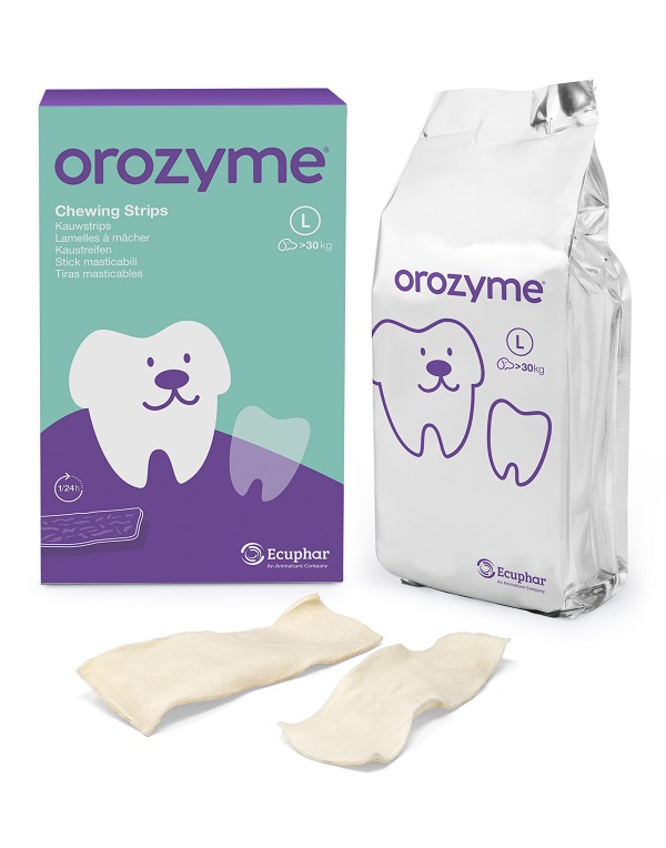 OROZYME CANINE STRISCE ENZIMATICHE MASTICABILI PER CANI DI TAGLIA GRANDE - Oltrefarma