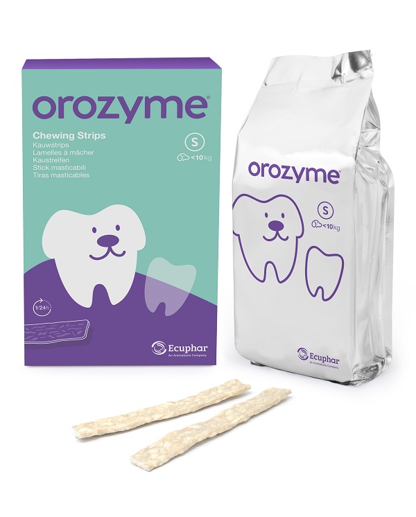 OROZYME CANINE STRISCE ENZIMATICHE MASTICABILI PER CANI DI TAGLIA PICCOLA - Oltrefarma