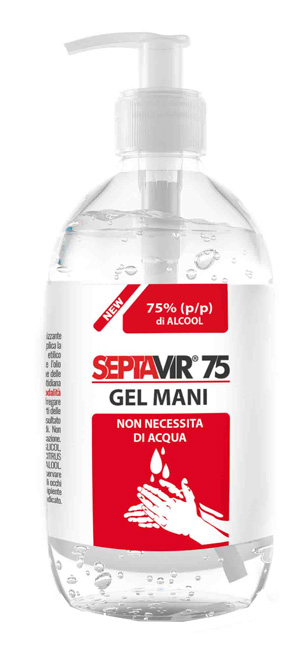 SEPTAVIR 75 GEL MANI 500 ML - Antica Farmacia Ferrari
