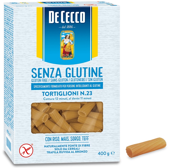 DE CECCO TORTIGLIONI N23 400 G - Oltrefarma