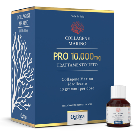 COLLAGENE MARINO PRO 10000MG TRATTAMENTO URTO 12 FLACONI - Oltrefarma