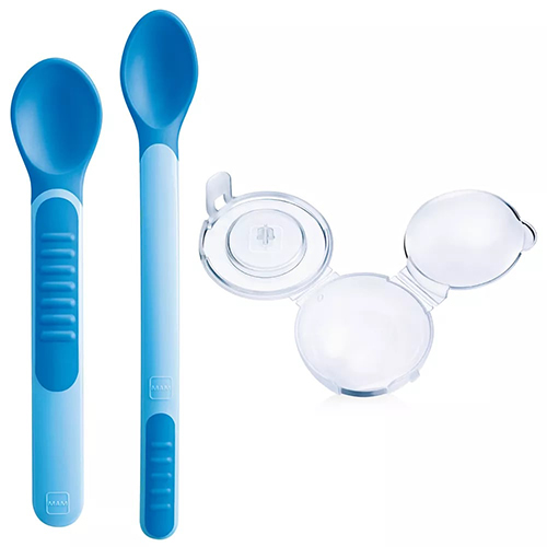 MAM HEAT SENSITIVE SPOONS & COVER 6+ MASCHIO - Oltrefarma