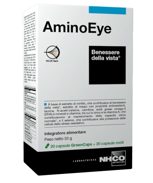 NHCO AMINOEYE 20 CAPSULE GREEN CAPS + 20 CAPSULE MOLLI - Oltrefarma