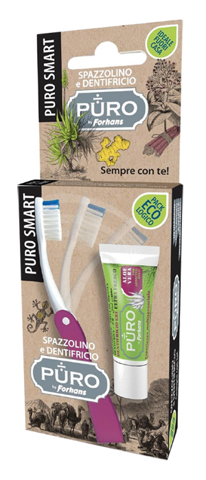PURO SMART SPAZZOLINO + DENTIFRICIO PURO ALOE 12 ML - Oltrefarma