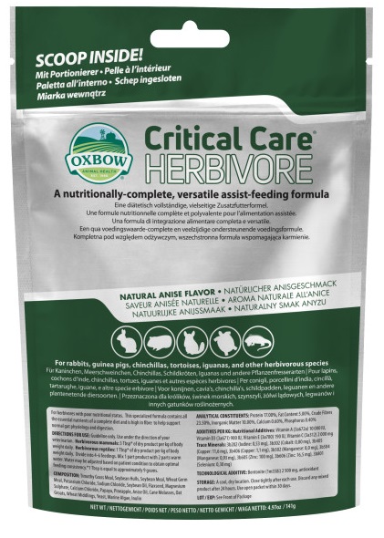 CRITICAL CARE HERBIVORE 141 G - Oltrefarma