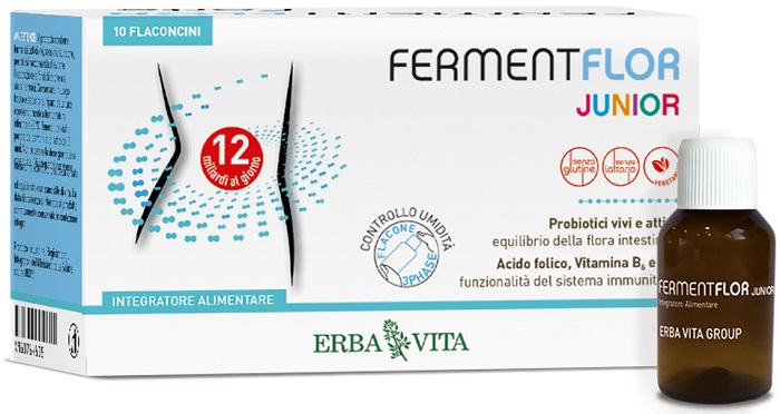 FERMENTFLOR JUNIOR 10 FLACONCINI - Oltrefarma