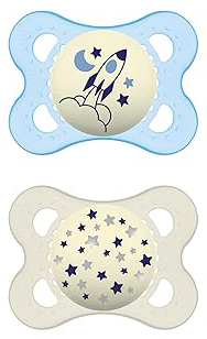 MAM NIGHT SUCCHIETTO 2-6 MESI SILICONE DOPPIO MASCHIO - Antica Farmacia Ferrari
