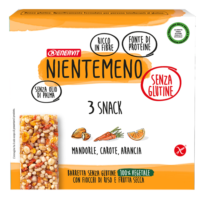 NIENTEMENO EN BARRETTA MANDORLE CAROTE ARANCIA - Oltrefarma