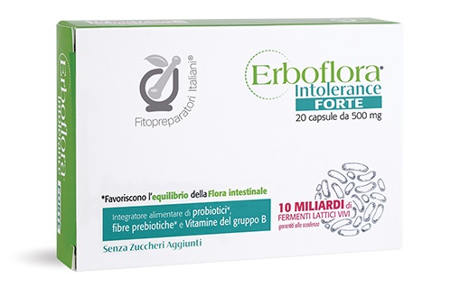 FITOPREPARATORI ITALIANI ERBOFLORA INTOLERANCE FT 20 CAPSULE - Oltrefarma