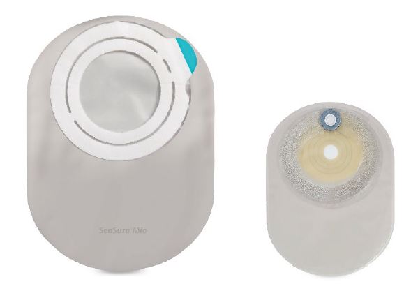 SENSURA MIO FLEX SISTEMA 2 PEZZI CON AGGANCIO ADESIVO SACCA COLOSTOMIA A FONDO CHIUSO TRASPARENTE 70MM 30 PEZZI - Oltrefarma