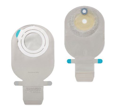 SENSURA MIO FLEX SISTEMA 2 PEZZI CON AGGANCIO ADESIVO SACCA ILEOSTOMIA TRASPARENTE 50MM DA 550 ML 30 PEZZI - Oltrefarma