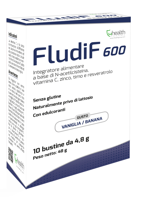 FLUDIF 600 VANIGLIA/BANANA 10 BUSTINE - Oltrefarma