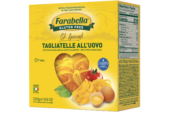 FARABELLA TAGLIATELLE ALL'UOVO 250 G - Antica Farmacia Ferrari