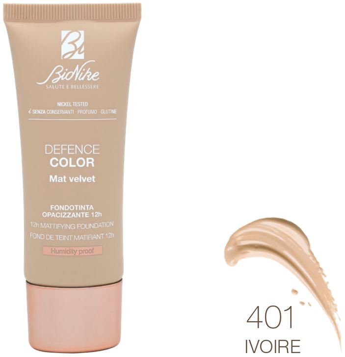DEFENCE COLOR FONDOTINTA MAT VELVET 401 30 ML - Oltrefarma