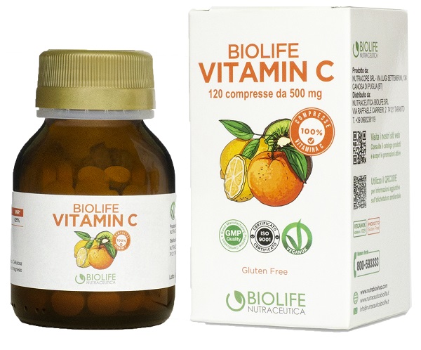 BIOLIFE VITAMIN C 120 COMPRESSE - Oltrefarma
