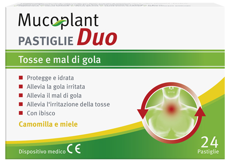 THEISS MUCOPLANT 24 PASTIGLIE CAMOMILLA E MIELE - Oltrefarma