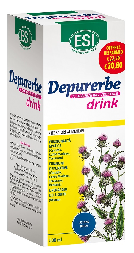 ESI DEPURERBE DRINK 500 ML - Oltrefarma