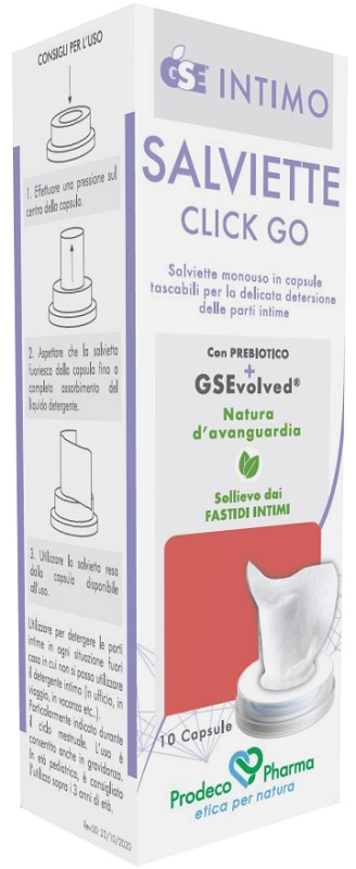 GSE INTIMO SALVIETTE CLICK GO 10 PEZZI - Oltrefarma
