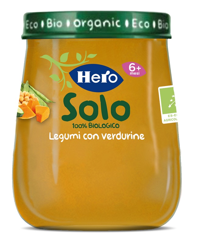 HERO BABY SOLO OMOGENEIZZATO LEGUMI VERDURE 120 G - Oltrefarma