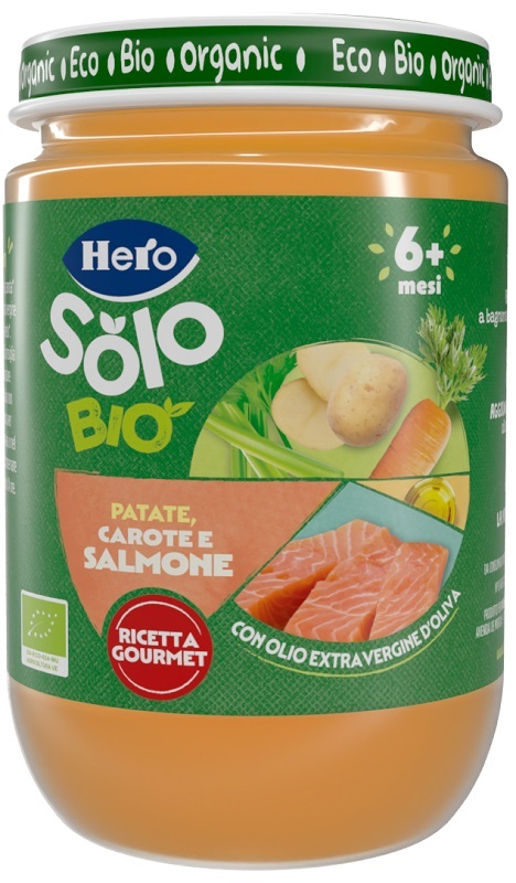 HERO BABY SOLO OMOGENEIZZATO SALMONE VERDURE 190 G - Oltrefarma