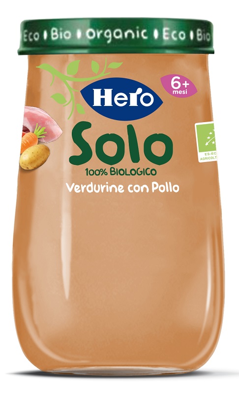 HERO BABY SOLO OMOGENEIZZATO POLLO VERDURE 190 G - Oltrefarma