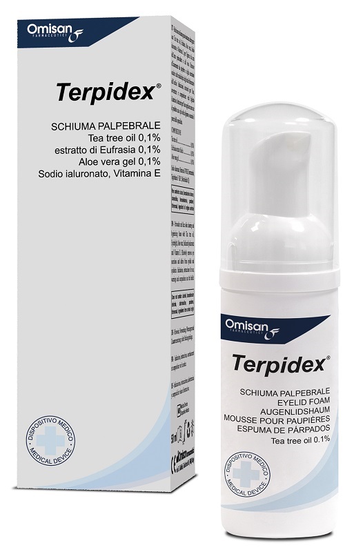 SCHIUMA PALPEBRALE TERPIDEX 50 ML - Antica Farmacia Ferrari