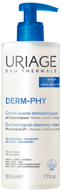 URIAGE DERM-PHY CREME LAVANTE 500 ML - Antica Farmacia Ferrari