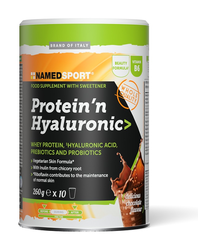 PROTEIN'N HYALURONIC DELICIOUS CHOCOLATE 260 G - Oltrefarma