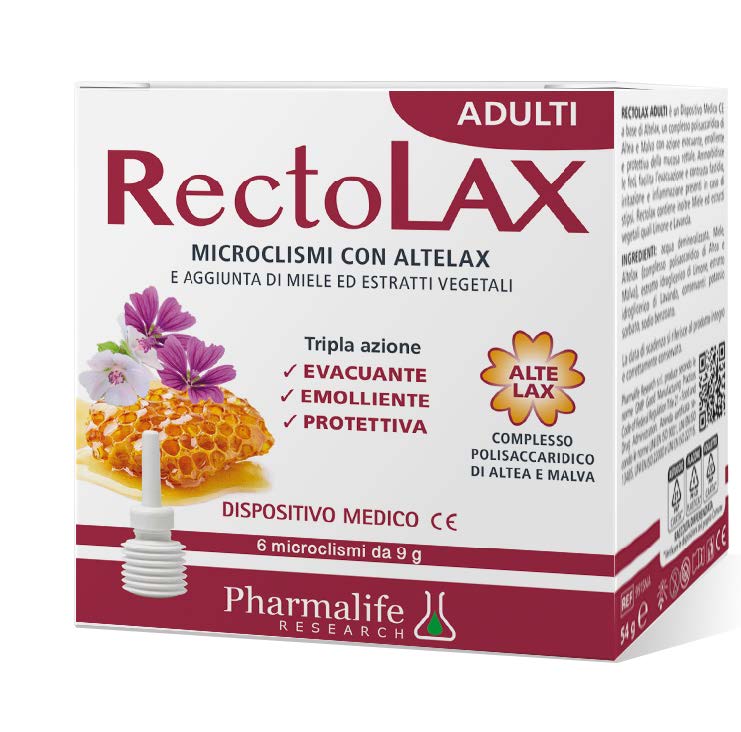 RECTOLAX ADULTI MICROCLISMI 6 PEZZI DA 9 G - Antica Farmacia Ferrari