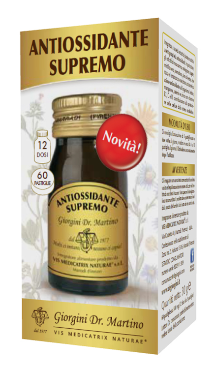 ANTIOSSIDANTE SUPREMO 60 PASTIGLIE - Oltrefarma