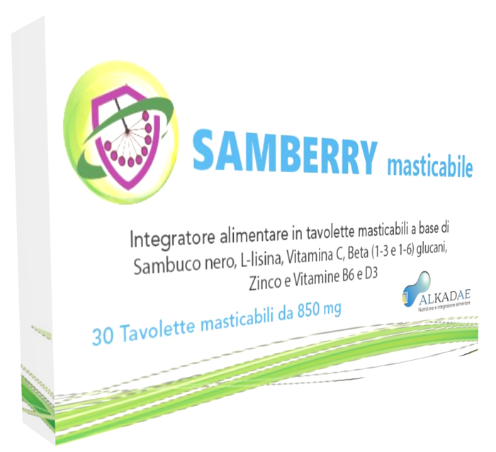 SAMBERRY MASTICABILE 30 TAVOLETTE - Oltrefarma