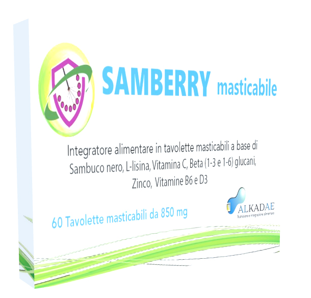 SAMBERRY MASTICABILE 60 TAVOLETTE - Oltrefarma