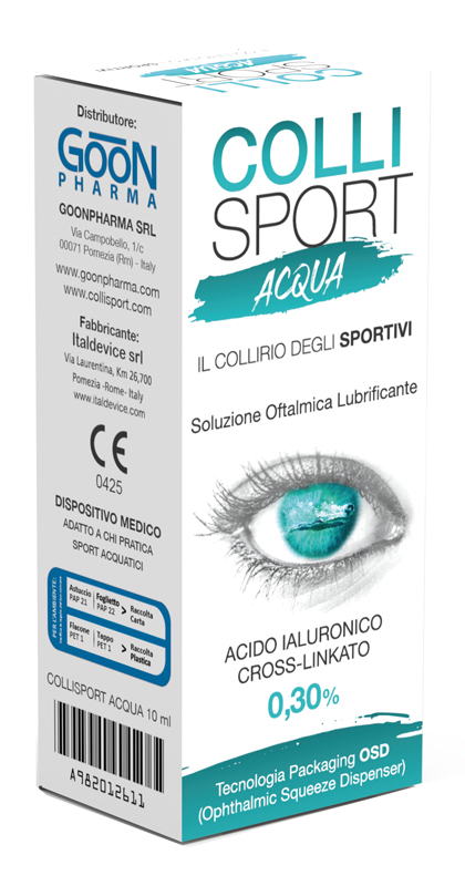 COLLISPORT ACQUA SOLUZIONE OFTALMICA LUBRIFICANTE 10 ML - Antica Farmacia Ferrari