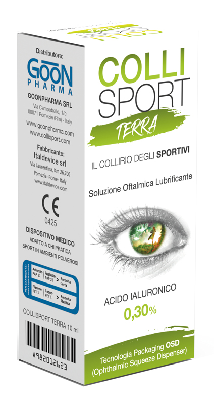 COLLISPORT TERRA SOLUZIONE OFTALMICA LUBRIFICANTE 10 ML - Antica Farmacia Ferrari