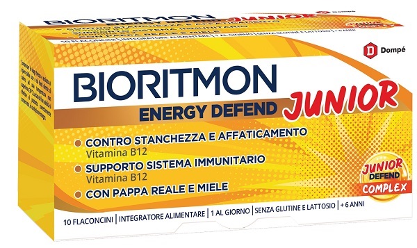 BIORITMON ENERGY DEFEND JUNIOR 10 FLACONCINI 10 ML - Antica Farmacia Ferrari