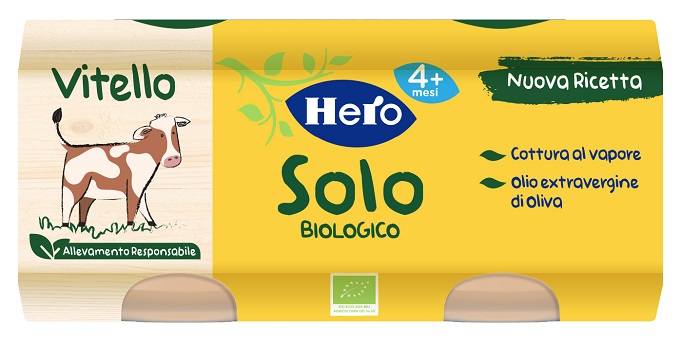 HERO BABY SOLO OMOGENEIZZATO VITELLO 2X80 G - Oltrefarma