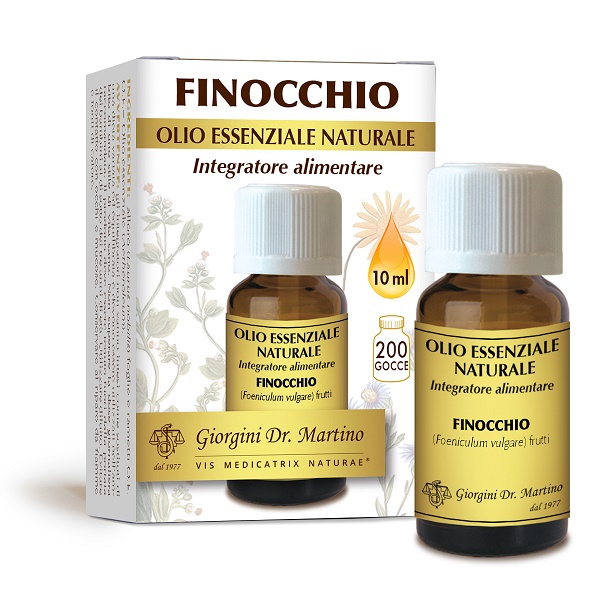 FINOCCHIO OLIO ESSENZIALE NATURALE 10 ML - Antica Farmacia Ferrari