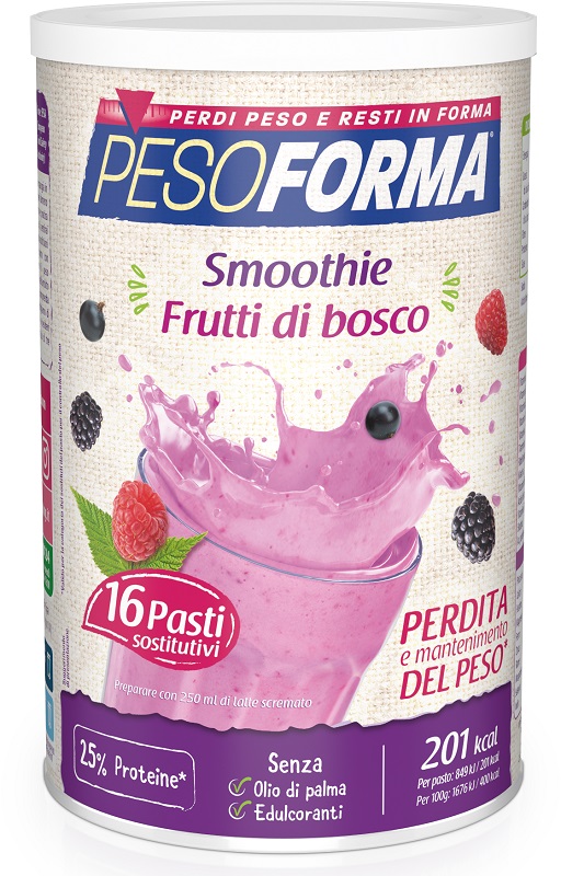 PESOFORMA SMOOTHIE FRUTTI BOSCO 436 G - Oltrefarma